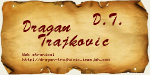 Dragan Trajković vizit kartica